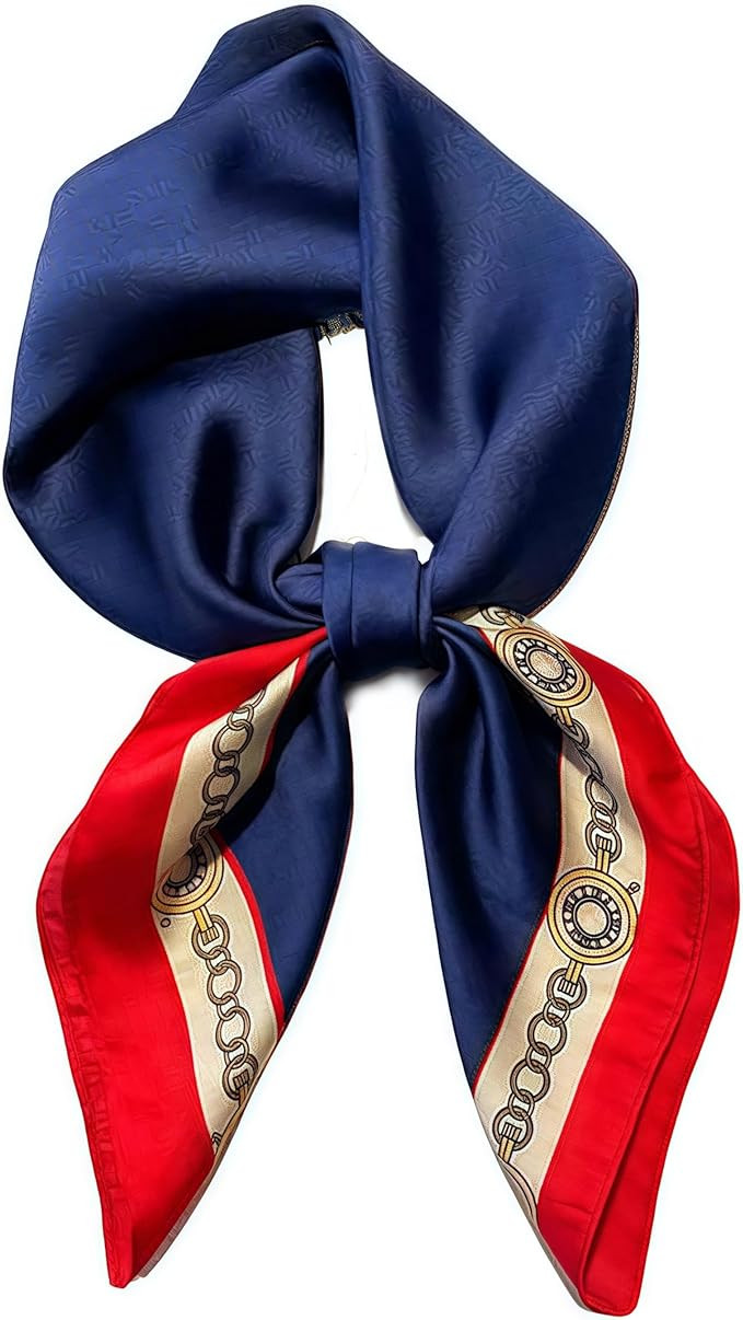 Clysoru Scarfs For Women Vibrant Colors Scarves Lightweight And Silky Square Scarf 27.5 * 27.5 in | Amazon (US)