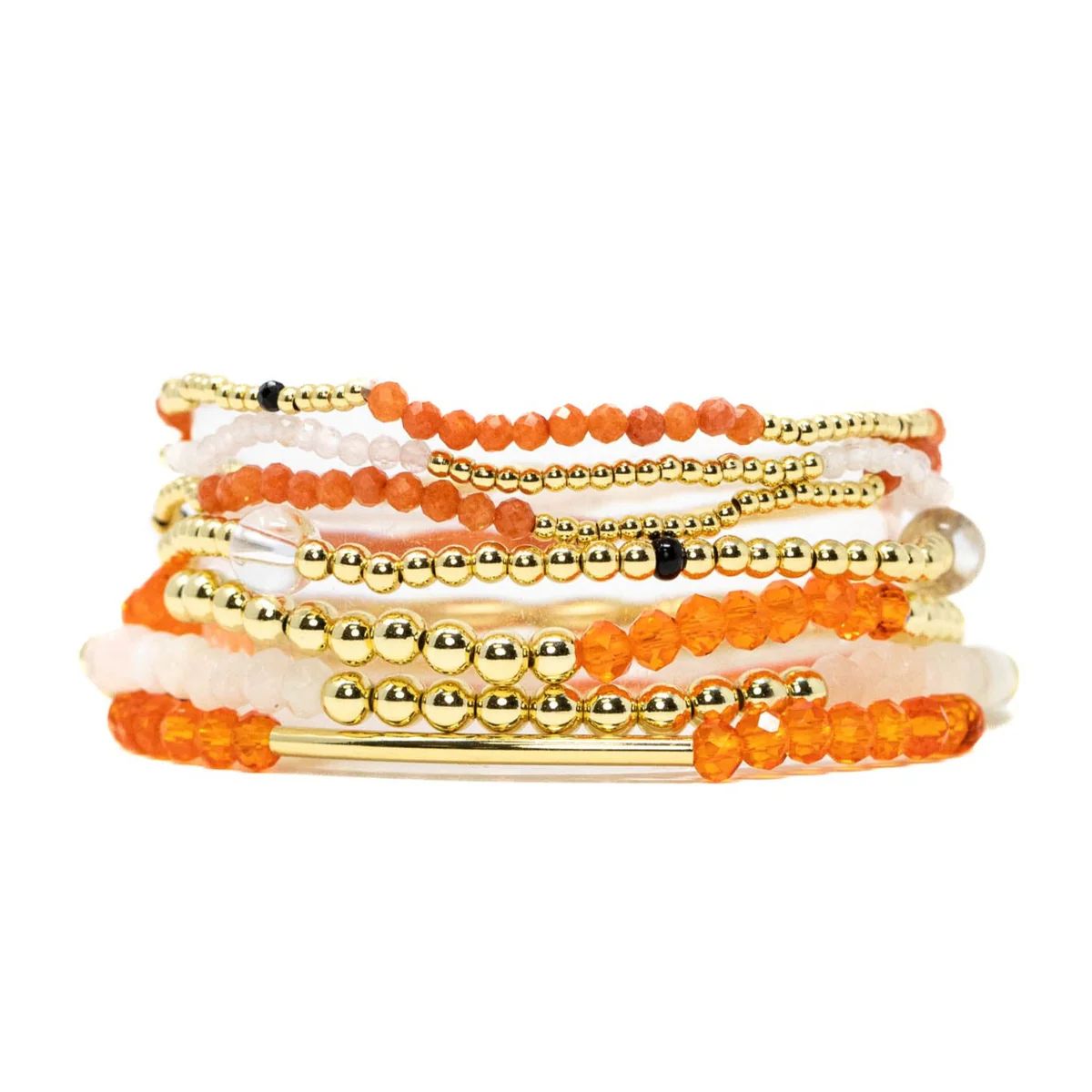 Orange and White Spirit Stack | Allie + Bess