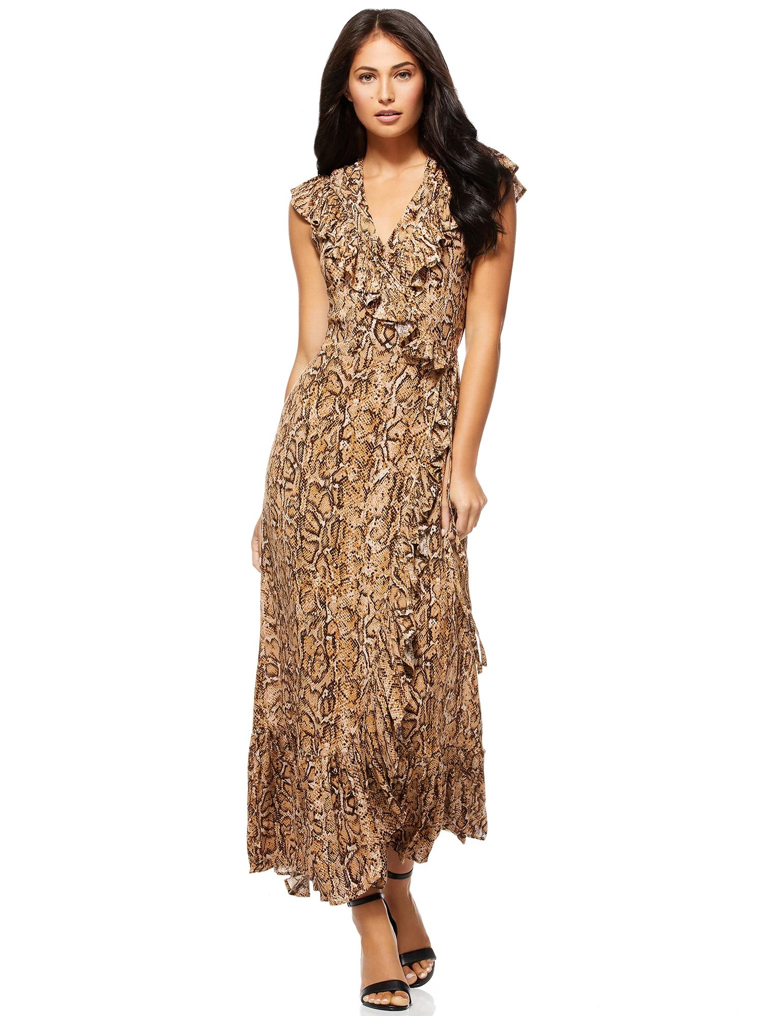 Sofia Jeans by Sofia Vergara Women’s Cap Sleeve Maxi Dress | Walmart (US)