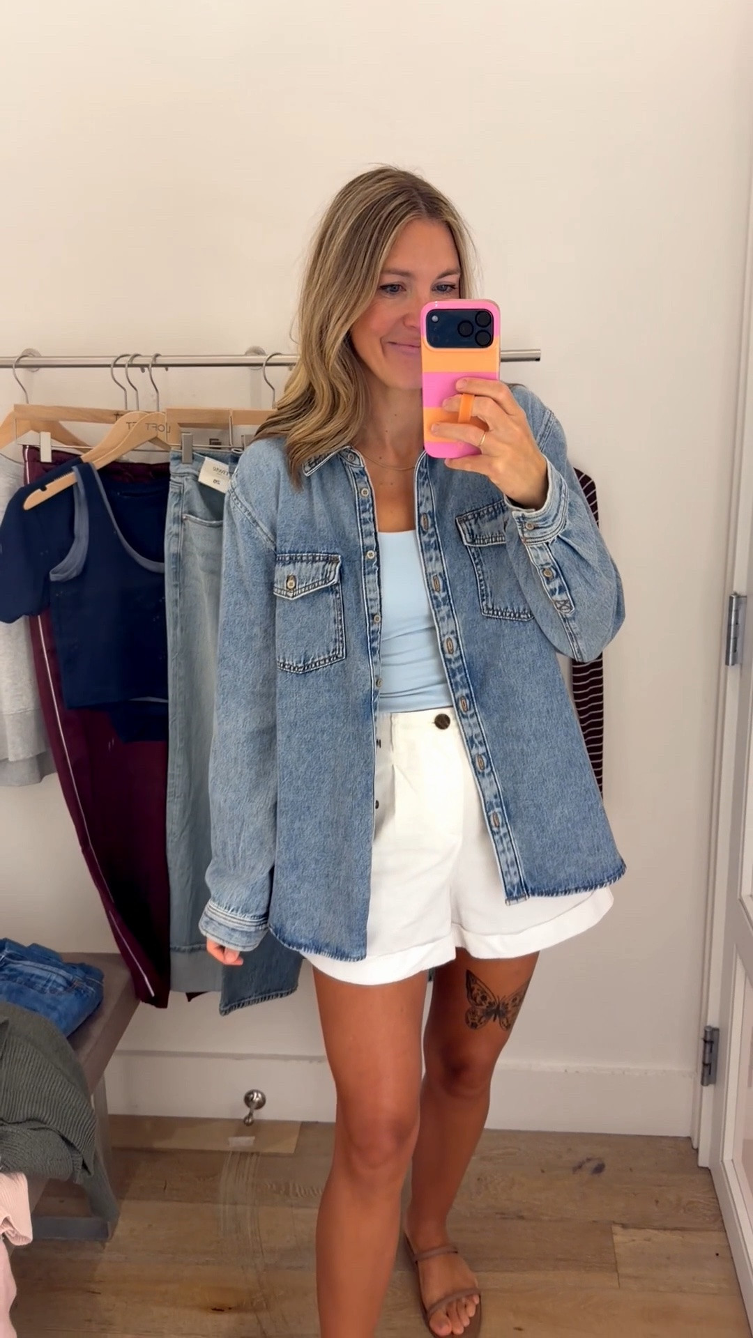 Cute denim shirt! It’s thick and perfect for the colder months. I sized up to a M for a larger fit. 50% off today!

#LTKSaleAlert #LTKSeasonal #LTKootd