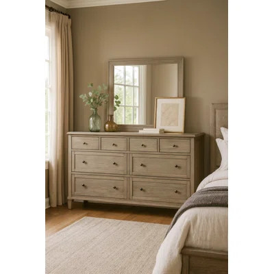 Danar 6-Drawer Transitional Dresser In Gray Oak | Wayfair North America