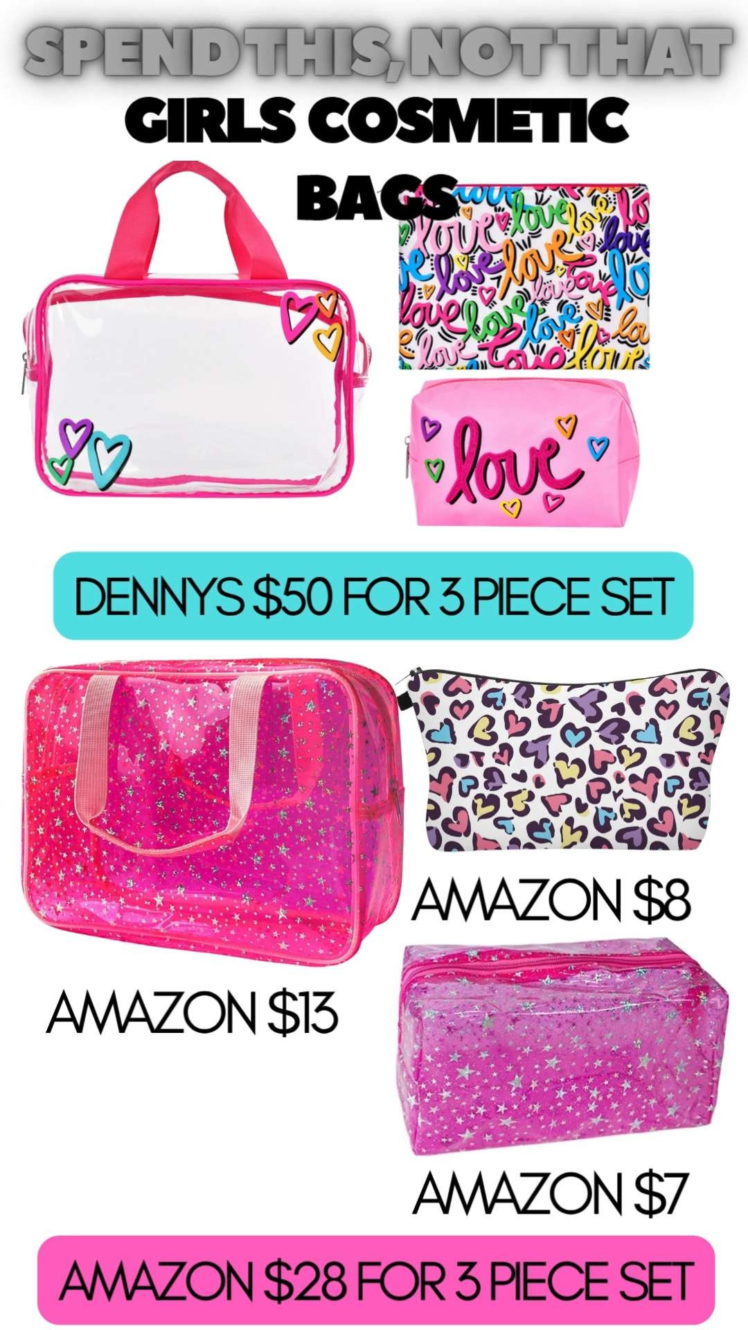 Don't waste money on expensive toiletry/makeup bags for camp.  Amazon has the cutest options for so much less.  Here are just a few of my favorites.  

 #LTKmomlife #LTKBeauty #LTKKids