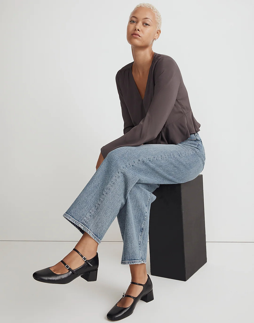 The Nettie Heeled Mary Jane | Madewell