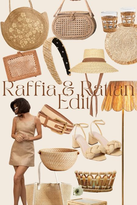 Raffia and Rattan 

#LTKstyletip #LTKhome #LTKtravel