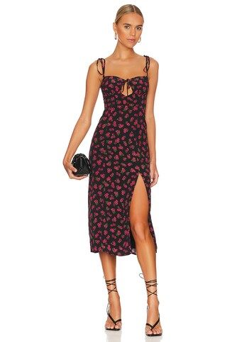 Lovers and Friends Roxbury Midi Dress in Vivi Floral from Revolve.com | Revolve Clothing (Global)