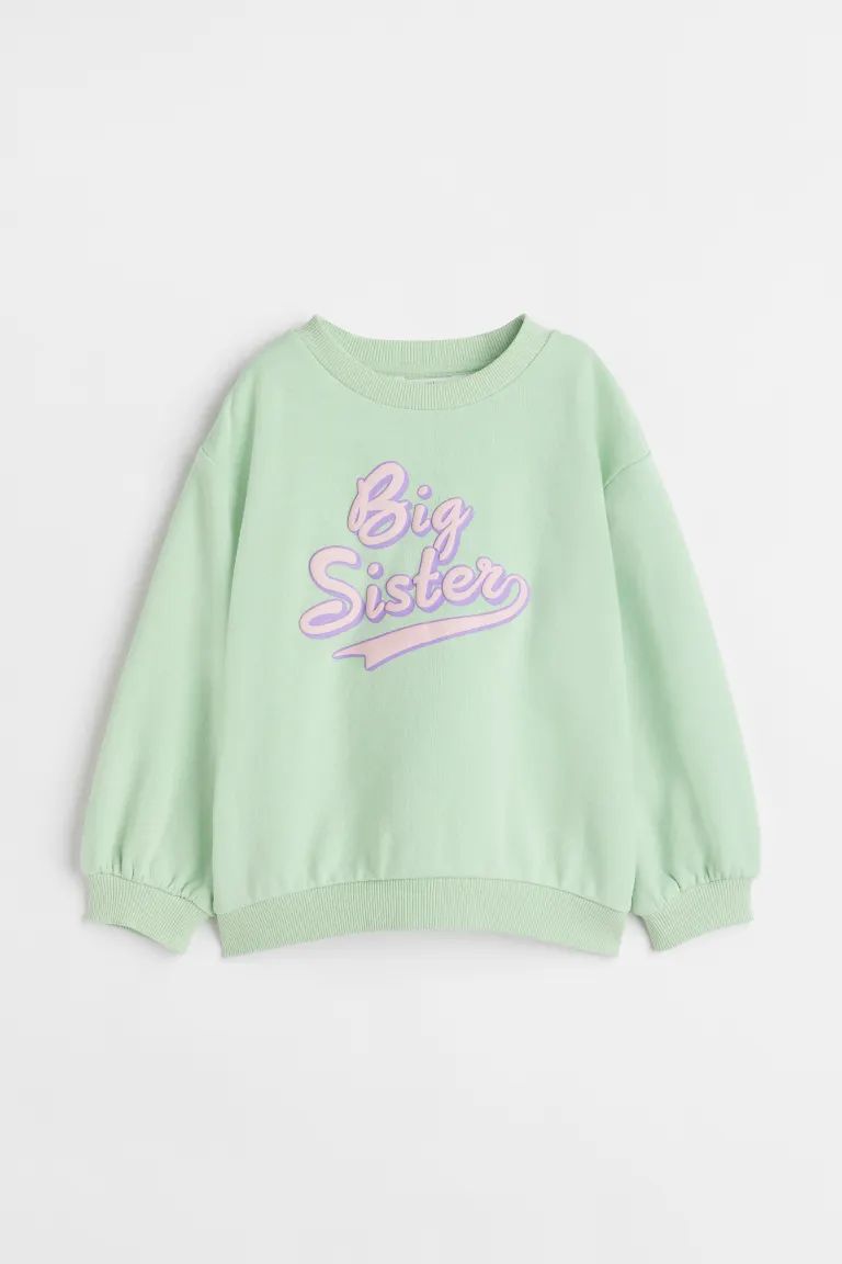 Printed sibling sweatshirt | H&M (US + CA)