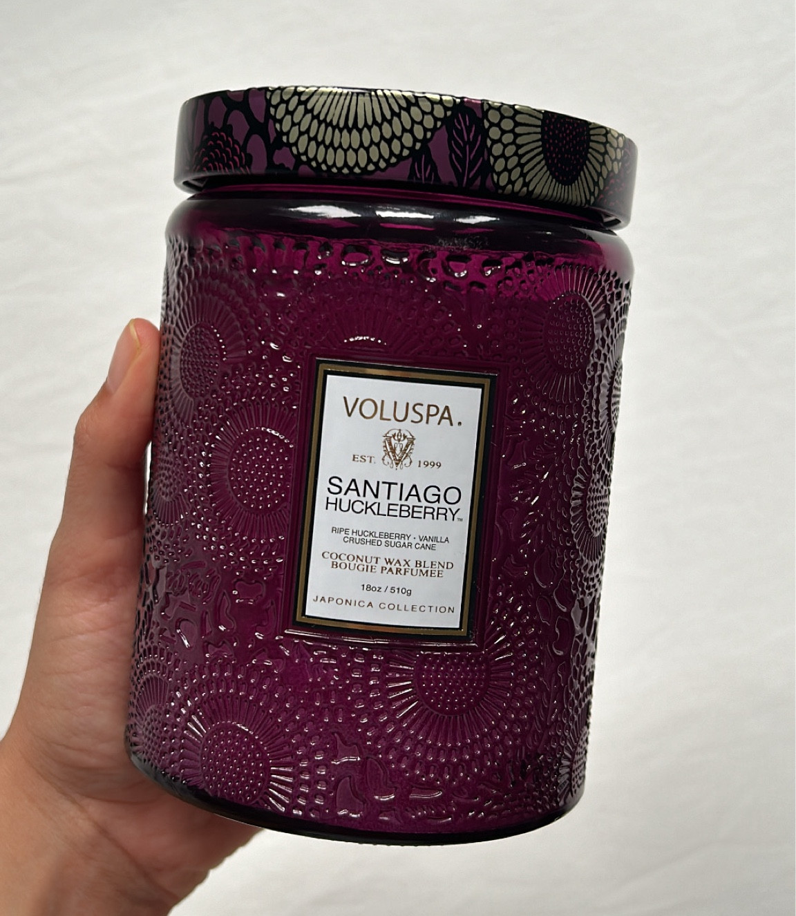Voluspa Candle - Santiago Huckleberry scent 

#LTKhome #LTKcanada