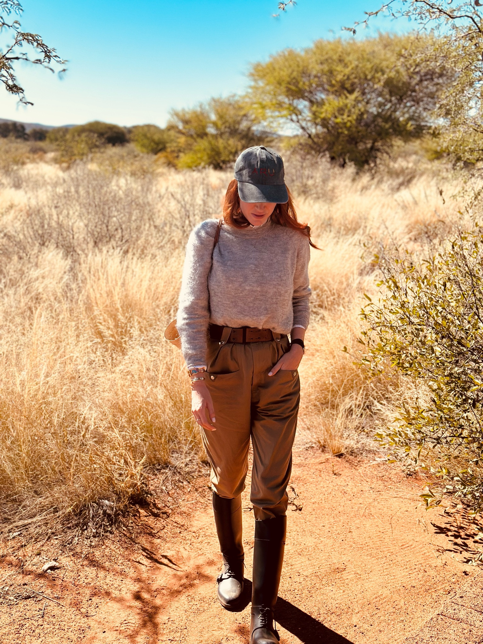 Wearing some of my classic pieces today on a Safari. 
It might seem strange to wear rubber boots but these are super comfortable and fitted to my foot and leg. I got them in college and still wear them- tagged a second hand option! 

#LTKtravel #LTKworkwear #LTKU