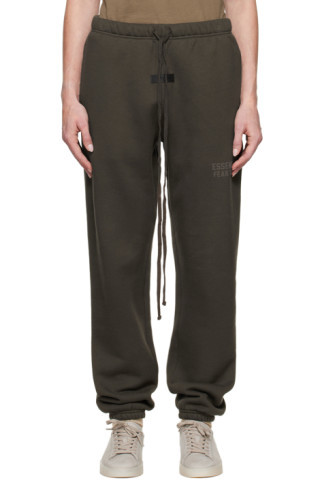 Essentials - Gray Drawstring Lounge Pants | SSENSE
