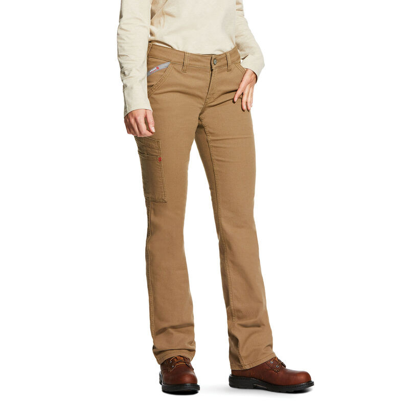 FR Stretch DuraLight Canvas Stackable Straight Leg Pant | Ariat (US)
