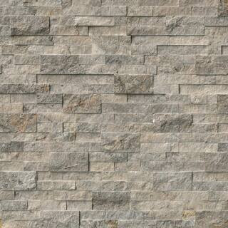 MSI Trevi Gray Ledger Panel 6 in. x 24 in. Natural Travertine Wall Tile (10 cases / 60 sq. ft. / ... | The Home Depot