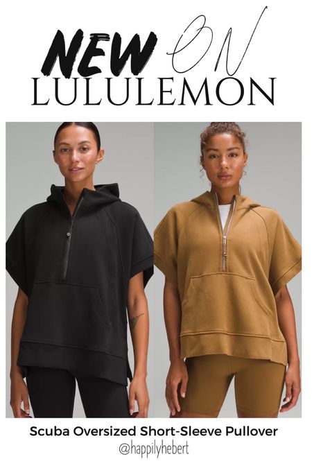 New on Lululemon 

Scuba Oversized Short-Sleeve Pullover

#LTKtravel #LTKfitness