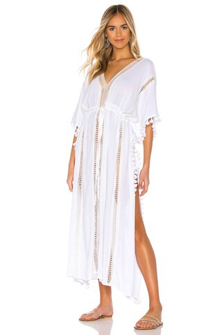 Michael Stars Farrah Caftan in White from Revolve.com | Revolve Clothing (Global)