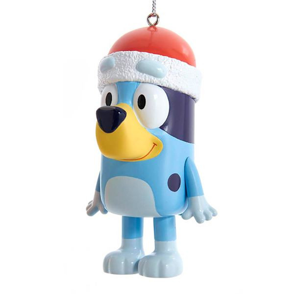 Bluey Santa Hat Ornament, 3.5" | At Home