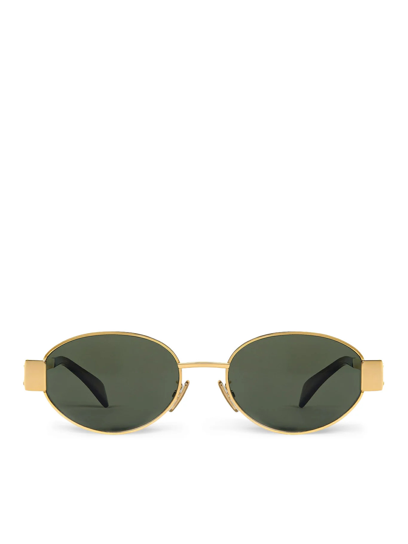 TRIOMPHE METAL 01 SUNGLASSES IN GOLD / GREEN METAL - Celine - Woman | Suitnegozi INT
