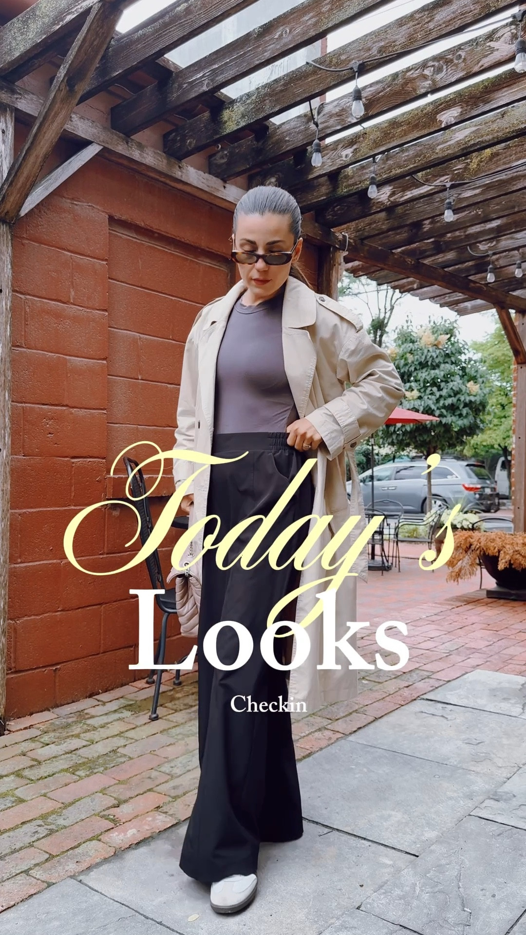 Rainy weeks nonstop here in MD—and today is non-stop busy with work and appointments. So I kept it quick and comfy: my go-to @klassy braless top, @fabletics active black pants, and my fave @adidas Sambas. Threw on my @velvethearthclothing trench for the weather, and finished it with a touch of @ysl bag + sunnies. That’s it. Chic + on the go!

#LTKfit #LTKstyle #LTKspring #LTKunder100 #MomStyle #OnTheGoLook #BusyDayOutfit #RainyDayStyle #EffortlessStyle #FableticsFit #KlassyStyle #AdidasSambas #TrenchStyle #YSLBag #ComfyAndChic #OOTDstyle #OutfitInspo #MDWeatherVibes #StyleInRealLife

#LTKActive #LTKStyleTip #LTKWorkwear