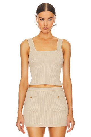 Halden Square Neck Tank
                    
                    Helsa | Revolve Clothing (Global)