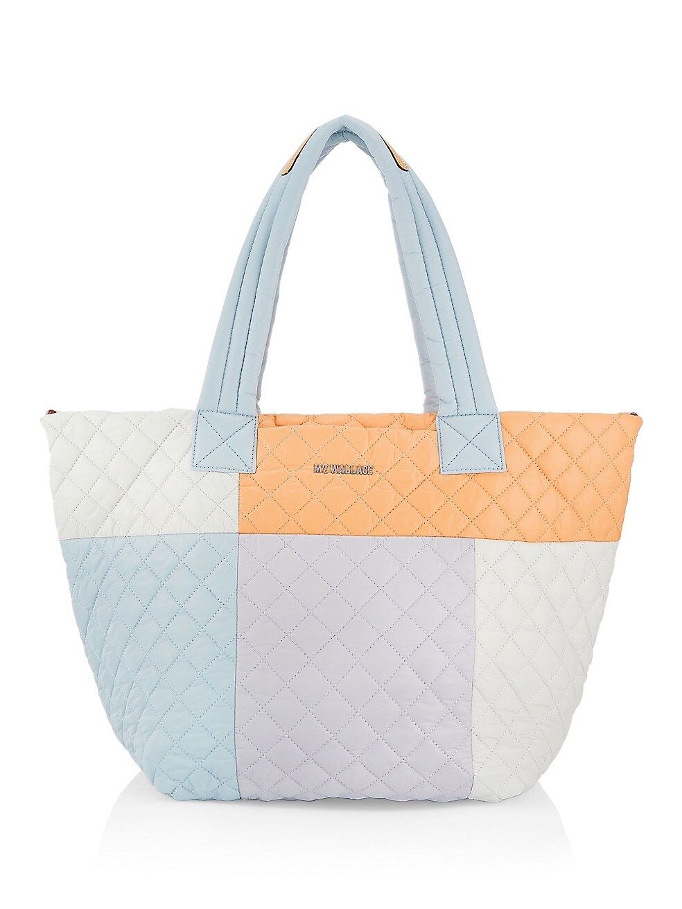 MZ Wallace Medium Metro Colorblock Quilted Nylon Tote Deluxe | Saks Fifth Avenue