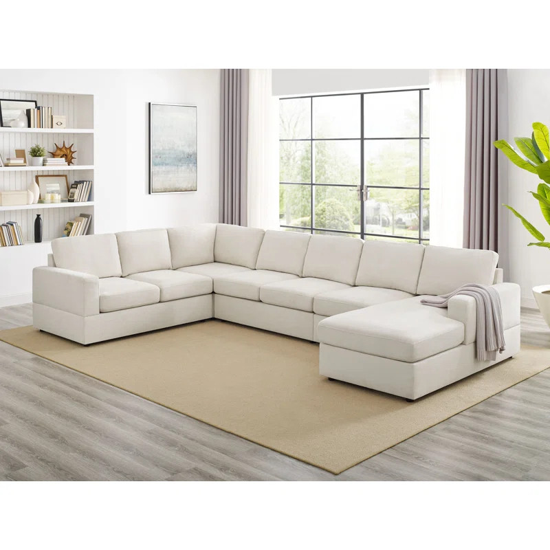 Jarrow 137" Wide Left Hand Facing Modular Corner Sectional | Wayfair North America