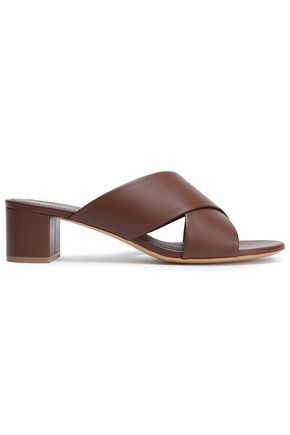 Leather mules | The Outnet (APAC)