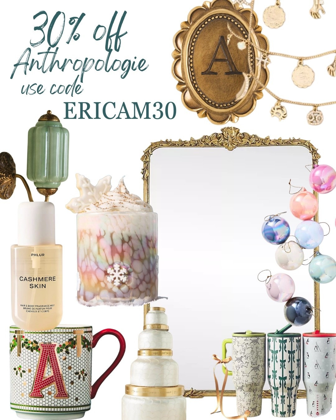 30% off at Anthro! Use code ERICAM30 

#LTKHoliday #LTKGiftGuide #LTKCyberWeek