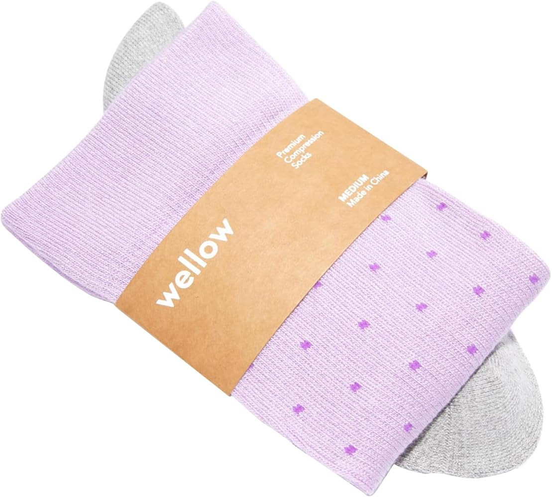 Wellow Premium Socks (Compression Socks - Regular) for Men & Women, Made with Viscose from Bamboo... | Amazon (US)