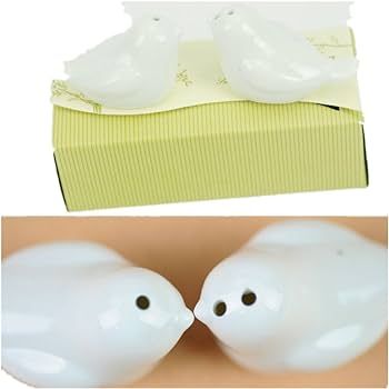 1 Pair Love Bird Salt and Pepper Shakers Caster Gift box | Amazon (US)