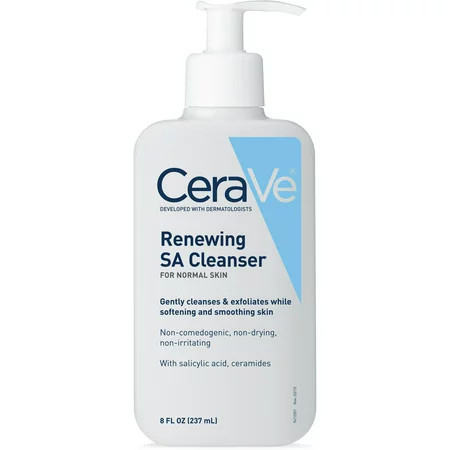 2 Pack - CeraVe Renewing SA Cleanser 8 oz | Walmart (US)