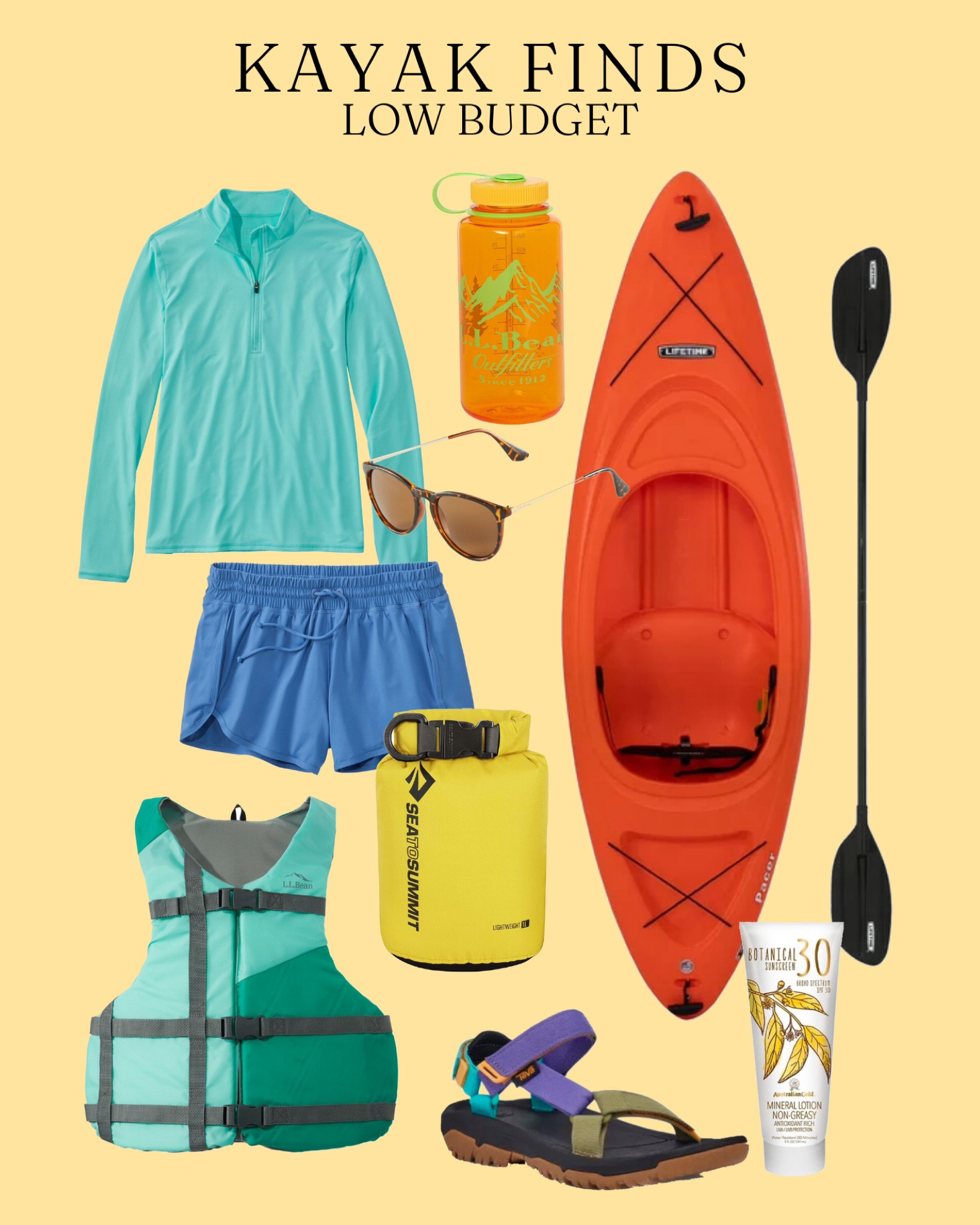 Low budget kayak finds🛟☀️

#LTKfit #LTKtravel 

#LTKSeasonal