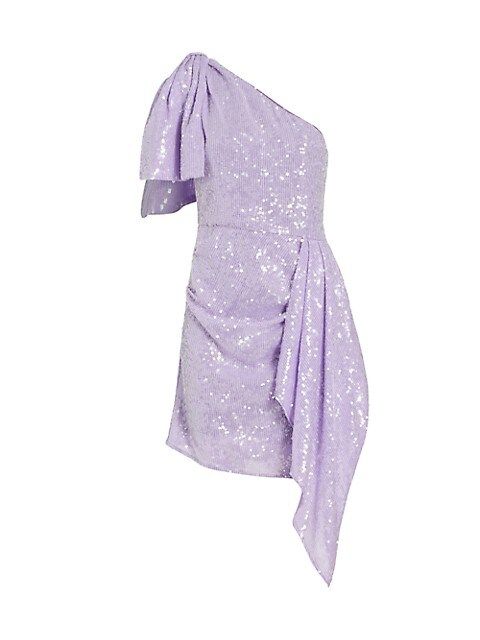 Catalaya Sequin One-Shoulder Dress | Saks Fifth Avenue