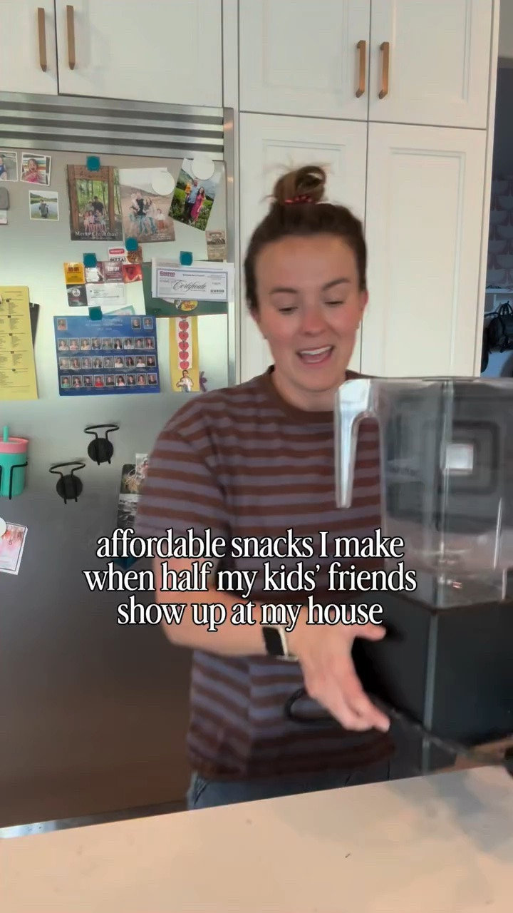 It brings me joy being a hangout house …but it doesn’t bring my husband joy though 🤪. Opposites attract, ya know? HOWEVER, when I feed kid crowds, I’m doing more snack food & not meals. We’re doing it on a budget because this economy has humbled us all 🫡 

💰 Price breakdown: $4.87 for a can of Coco Lopez. Pineapple juice is $4ish give or take some change. So, feeding 7 kids Pina coladas for like $1.50 or less per kid.

The recipe is on the can! But, here it is 👇🏻 

Recipe: (yields about 7ish good size Pina coladas - can be virgin or non-virgin)
•1 15oz can coco lopez 
•15 oz pineapple juice
•2 cups of ice for every 4 oz
•whip cream & cherries optional!

Combine coco Lopez, pineapple juice, & ice in blender! Blender about 1 min. Top with whip cream & cherry!