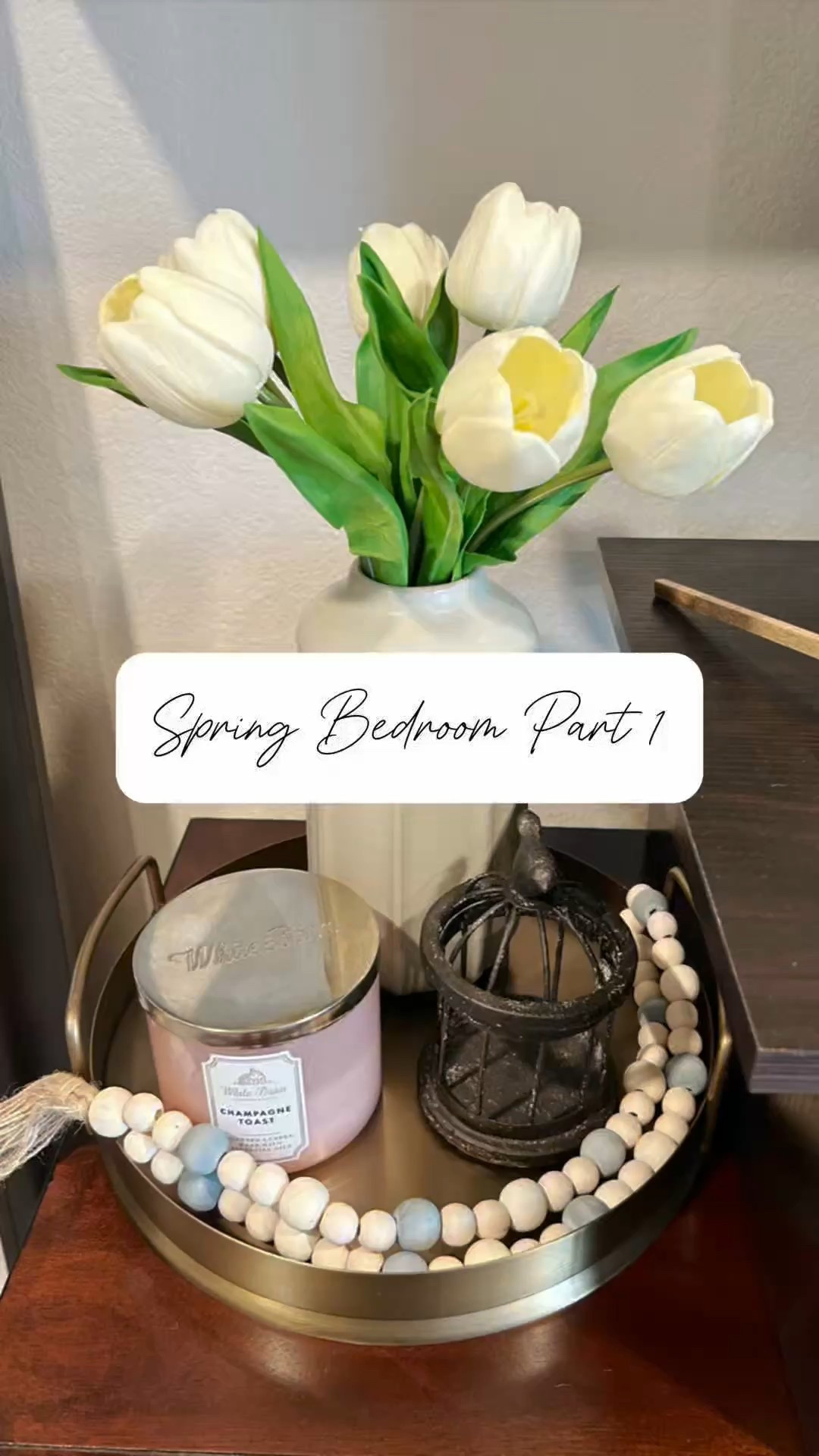 Spring bedroom decor part 1 🤍  #springdecor #bedroomdecor #springinspiration

#LTKSeasonal #LTKHome #LTKFindsUnder50
