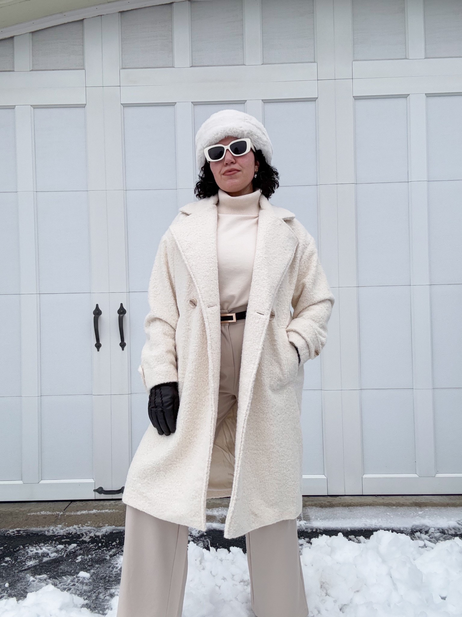 Winter coat, winter outfit, white coat 

#LTKOver40 #LTKSeasonal