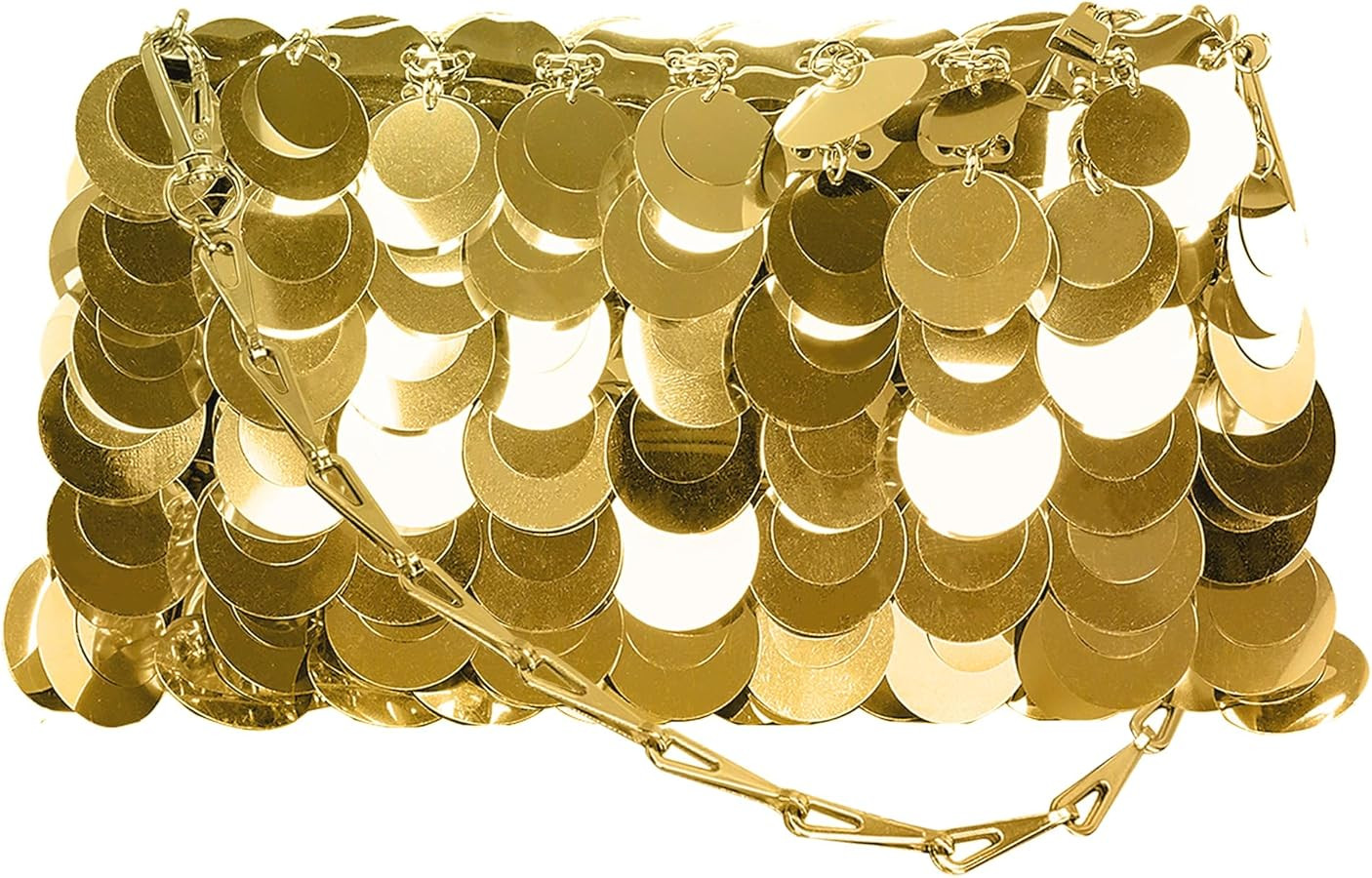 Women's Sequin bag chain strap Glitter Small Handbags Wedding Formal Evening Clutch Party Cocktai... | Amazon (US)