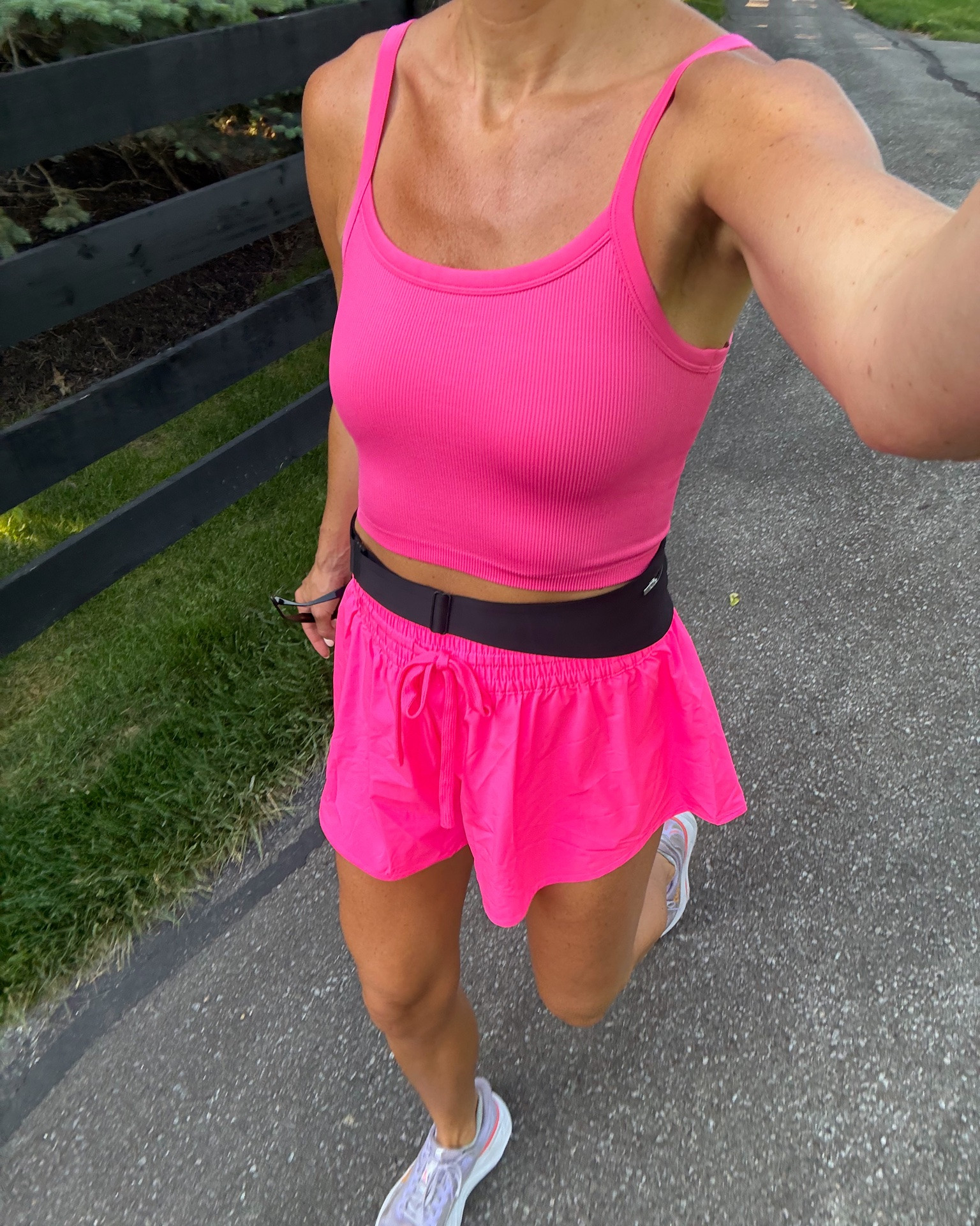 What I wore on my walk today. Love these @freepeople @fpmovement running shorts. Bike shorts underneath 
Top is NOT padded but thick material. Wearing nippies underneath.they are sweat proof 

Size medium in shorts and small in top (my true size)


@athleta

#LTKfitnessgoals #LTKmorningroutine #LTKActive