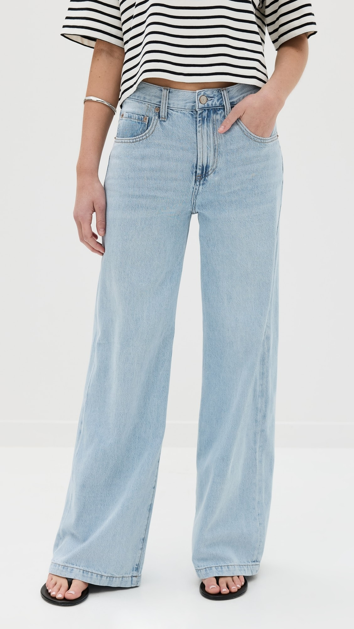 Jadyn Low Slung Palazzo Jeans | Shopbop