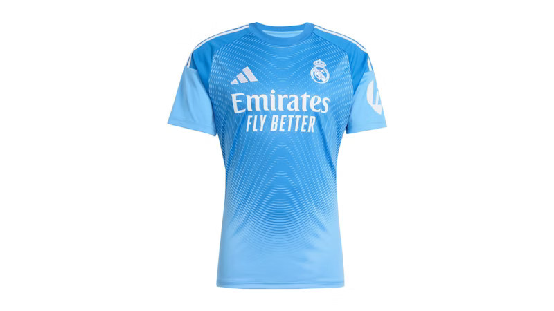 Men's Adidas Real Madrid 25/26 Home Goalkeeper Jersey in Blue Burst Ray Blue | StockX