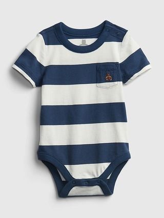 Baby Organic Mix and Match Stripe Bodysuit | Gap (US)