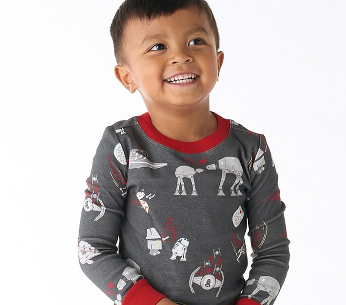 Star Wars™ Valentine's Organic Pajama Set | Pottery Barn Kids
