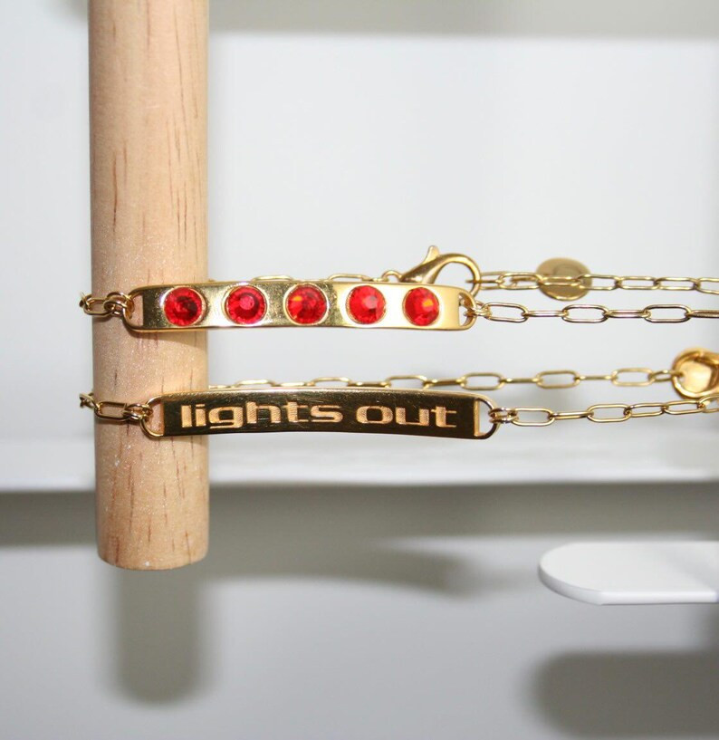 Lights Out and Away We Go! F1 Inspired Bracelet - Etsy | Etsy (US)