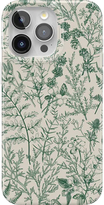 Sage Garden | Green Floral  Case | CASELY
