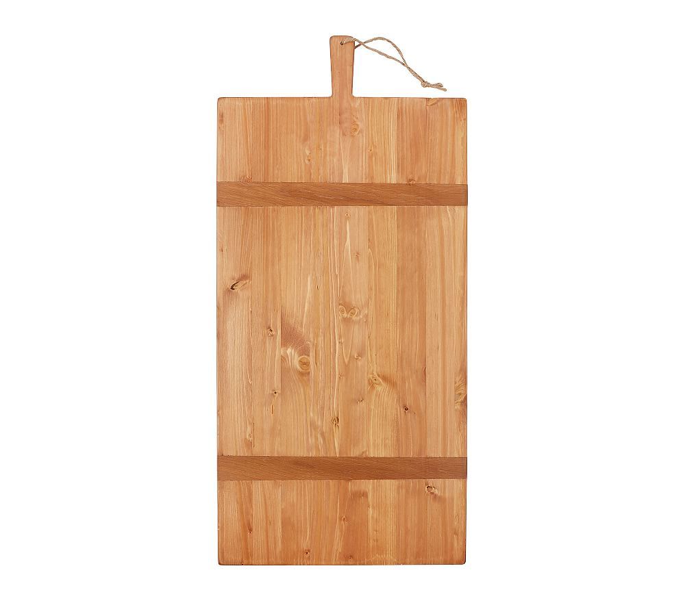 Handcrafted Reclaimed Wood Rectangular Charcuterie Boards | Pottery Barn (US)