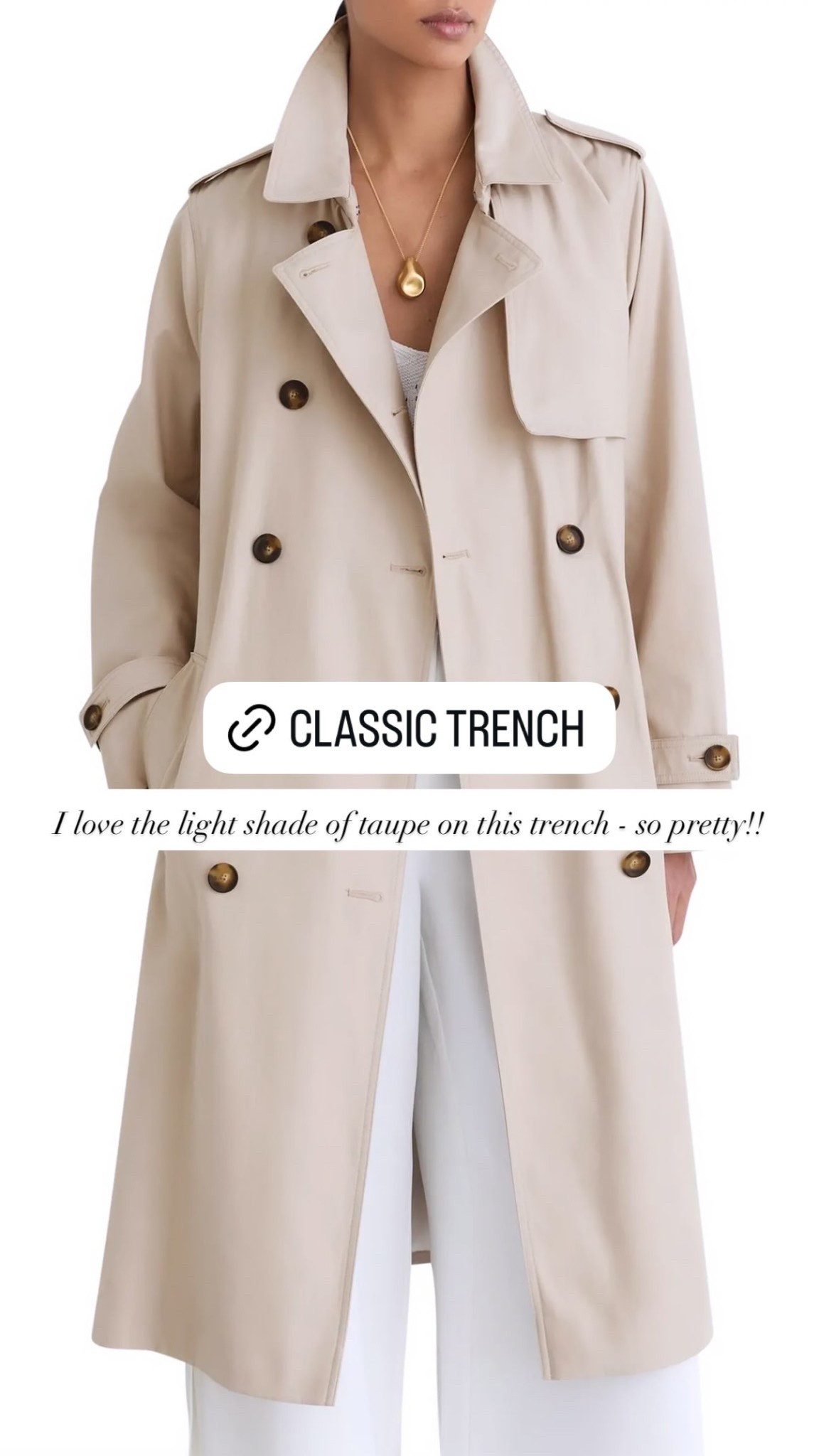 Fall trench coat 🤍