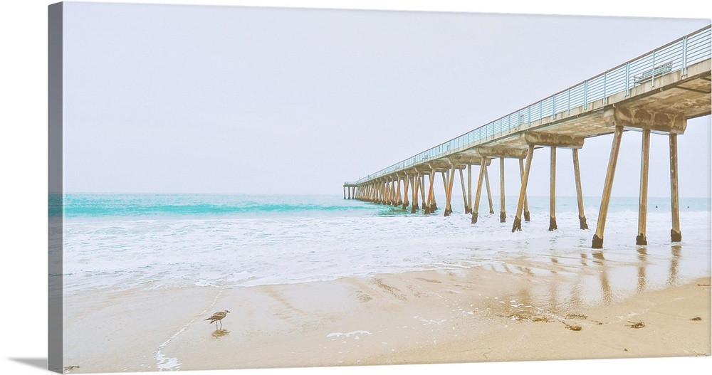 Beach Pier View | Great Big Canvas - Dynamic