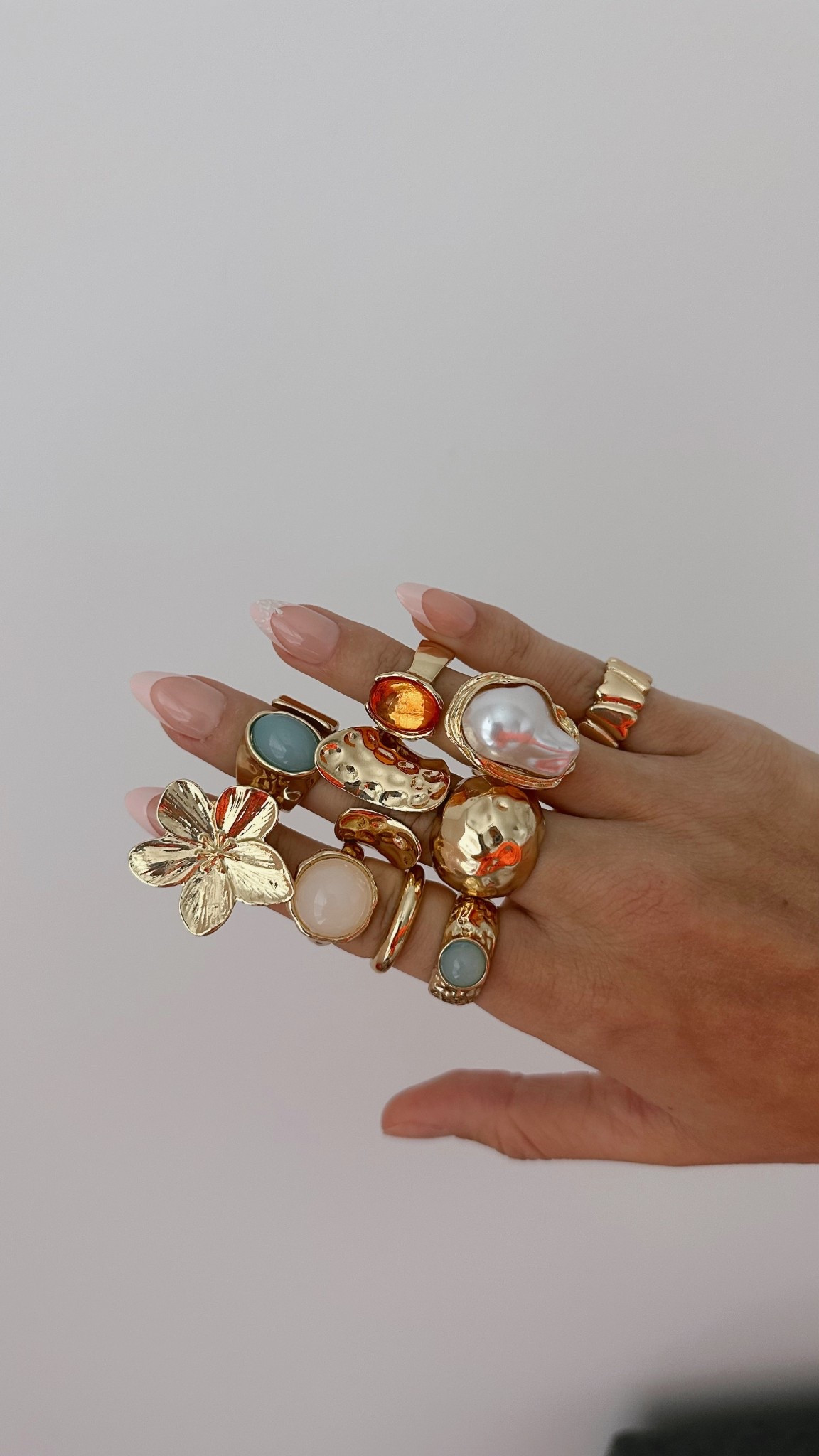 Chunky rings to wear from Shein