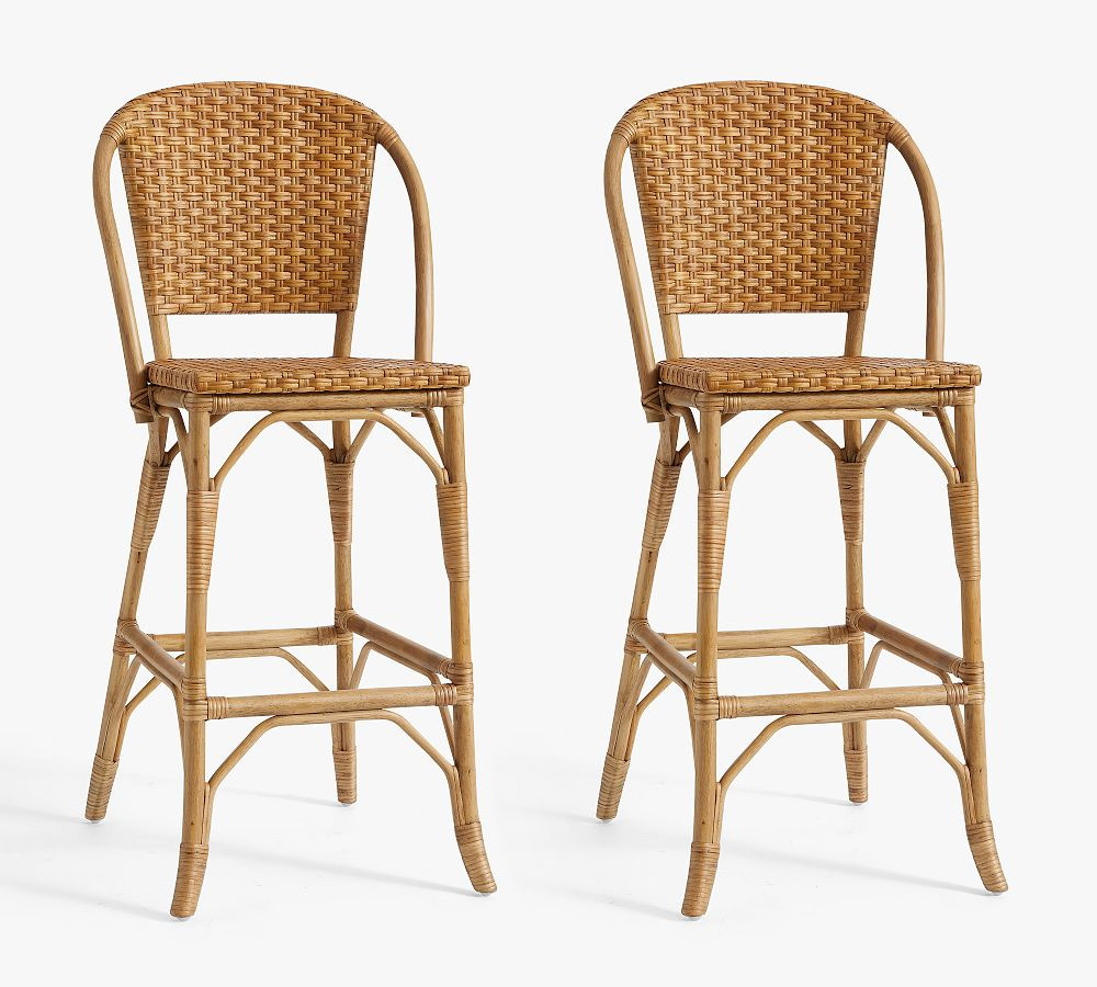 Parisian Woven Stool | Pottery Barn (US)