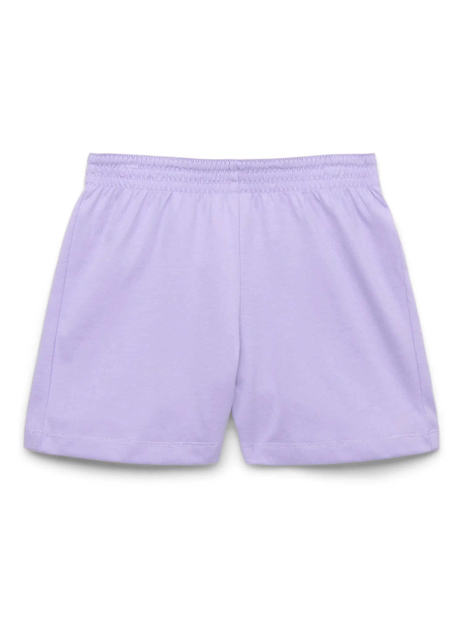 Wonder Nation Girls Kid Tough Knit Shorts, Sizes 4-18 & Plus | Walmart (US)