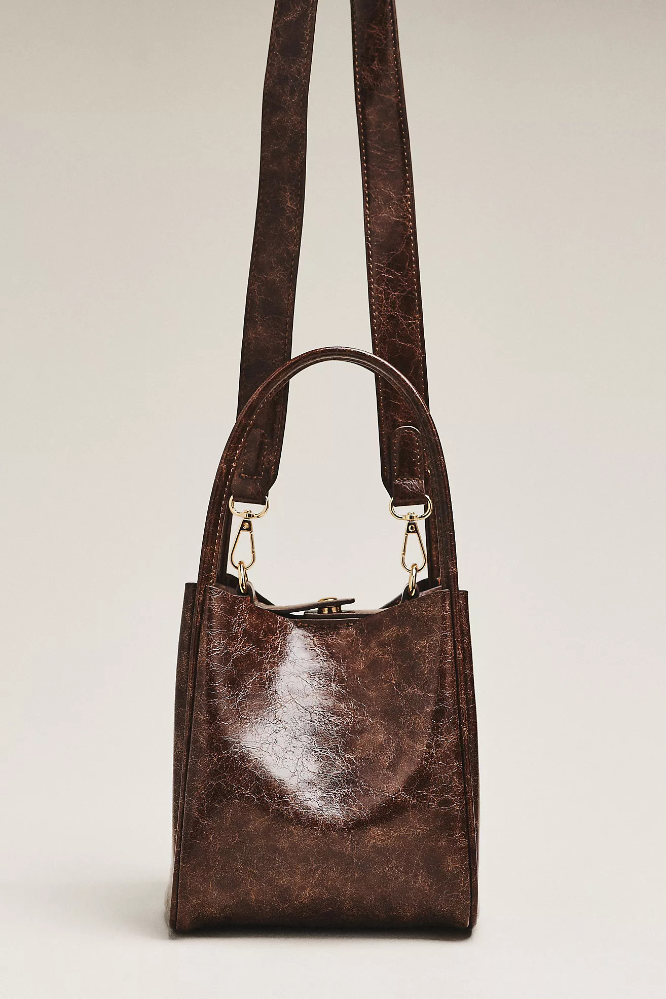 Hollace Mini Waxed Tote | Anthropologie (US)