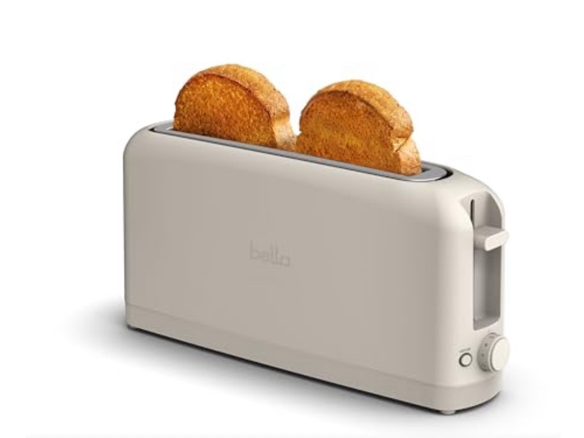 bella 2 Slice Slim Toaster. Great space saver 

#LTKHome #LTKSaleAlert #LTKFindsUnder50
