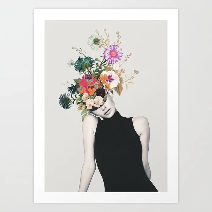Floral beauty Art Print | Society6